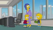 (v.l.n.r.) Bart; Marge; Lisa