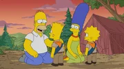 Homer, Bart, Marge, Lisa.
