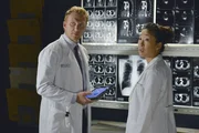 Nachdem sich Christina (Sandra Oh, r.) und Owen (Kevin McKidd, l.) getrennt haben, k&ouml;nnen sie trotzdem noch nicht die Finger von einander lassen ...