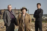 (v.l.n.r.) Kenny Lockhart (Jon Morrison); Vera Stanhope (Brenda Blethyn); Aiden Healy (Kenny Doughty)