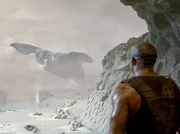 Riddick (Vin Diesel) ist der einzige &Uuml;berlebende der Furianer und deshalb Lord Marshal ein Dorn im Auge ...