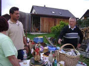 S&uuml;kr&uuml; (Mitte) mit Ilse und Erwin