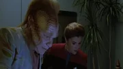 Neelix und Kathryn Janeway