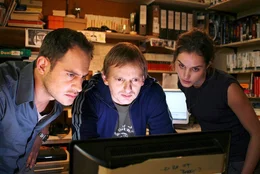 Moritz Bleibtreu, Milan Peschel, Elsa Schultz-Gambard