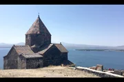 Die Klosteranlage Sewanawank am Sewansee aus dem Jahr 874