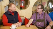 Harry Pr&uuml;nster mit Josef Schachinger im Annabergerhaus.