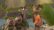 L-R: Crash, Eddie, Zee, und Buck