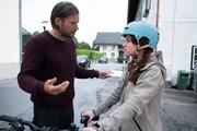 Mit einer unbedachten Bemerkung l&ouml;st Markus (Sebastian Str&ouml;bel) bei Nina Wilk (Nadja Maier) einen Sturm der Gef&uuml;hle aus.