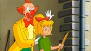 Bibi freut sich. Papi ist als verhexter Clown Bernardo viel lustiger.