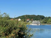 Trimaran auf dem Brombachsee.