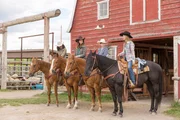 V.l.: Nicole (Vinessa Antoine), Lou (Michelle Morgan), Georgie (Alisha Newton), Amy (Amber Marshall)