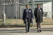 Dr. Jason Bull (Michael Weatherly, l.); Galvin Berry (Cyrus Farmer, r.)