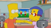 Bart (r.); Milhouse (l.)