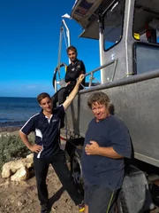 Neil, Leigh, and Howard Rodd.