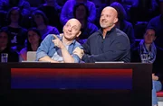 Rateteam-Kapit&auml;n Bernhard Ho&euml;cker (l.) und Reality-TV-Star Detlef &bdquo;Deffi&ldquo; Steves (r.).