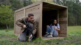 L-R: Trucker (Justin Hartley), Dead Sexy (Sylvia Grace Crim)