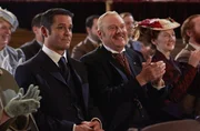 Detective William Murdoch (Yannick Bisson, l.) und Inspector Thomas Brackenreid (Thomas Craig, r.).