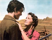 Freudiges Wiedersehen: Martin Pawley (Jeffrey Hunter, l.) und Laurie Jorgensen (Vera Miles, r.)