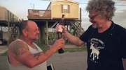 Vor den Toren von New Orleans: Wolfgang Niedecken und Krabbenfischer Leiland.