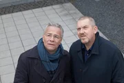 Die K&ouml;lner Kommissare Max Ballauf (Klaus J. Behrendt, l.) und Freddy Schenk (Dietmar B&auml;r, r.) ermitteln im Fall &bdquo;Wahre Liebe&ldquo;.
