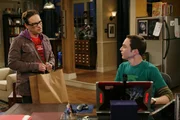 Leonard Hofstadter (Johnny Galecki, l.); Sheldon Cooper (Jim Parsons, r.)