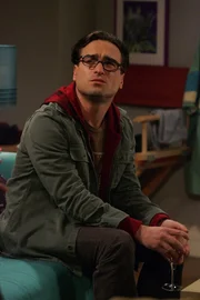 Leonard (Johnny Galecki) ist wenig erfreut, als seine Mutter, die Psychiaterin Dr. Beverly Hofstadter, ihren Besuch bei ihm ank&uuml;ndigt ...