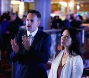 Ermitteln in einem neuen spannenden Fall: Holmes (Jonny Lee Miller, l.) und Watson (Lucy Liu, r.) m&uuml;ssen eine seltene Landkarte wieder finden ...