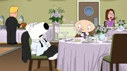Brian Griffin (l.); Stewie Griffin (r.)