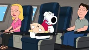 Stewie Griffin (l.); Brian Griffin (r.)