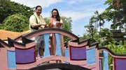 Dolly Chua Ai Mei and Harold Davis at Haw Par Villa.