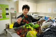 Jamaica, New York, USA: U.S. Customs and Border Protection Agricultural Specialist Enid Carruth inspects confiscated agricultural items at John F. Kennedy International Airport.