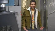 &bdquo;Harlem Cinema House" - When the God Account sends Miles the names of three employees of an old movie theatre that he and Ali used to go to as children, he makes it his mission to help the theatre&rsquo;s owner, Mr. Johnson (guest star FRANKIE FAISON), raise the money to save the theatre before it closes down. Pictured: Suraj Sharma as Rakesh Singh