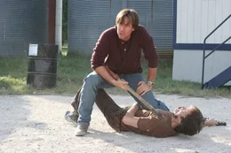 Nick Prescott (Kevin Sorbo, l.), Harvey Morris (A. J. Buckley)