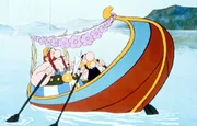 In ihrer n&auml;chsten Aufgabe m&uuml;ssen Asterix und Obelix (li.) den sch&ouml;nen Priesterinnen einer fernen Insel widerstehen.