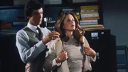 Remington Steele (Pierce Brosnan) und Laura Holt (Stephanie Zimbalist)