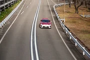 Toyota-city, Aichi Prefecture, Japan - Lexus LFA car on track.