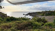 Was eine Reise mit dem Camper auf Bornholm ausmacht: Immer den Blick aufs Meer zu haben!