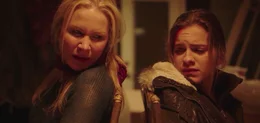 L-R:  Ann Marie (Josie Davis) and Taylor (Kaleigh Rivera)