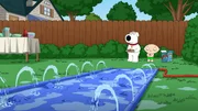Brian Griffin (l.); Stewie Griffin (r.)