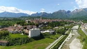 Belluno. Die Provinzhauptstadt des CADORE, dem n&ouml;rdlichen Teil der Region Venetien.