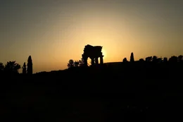 Tempelruine in Agrigent.