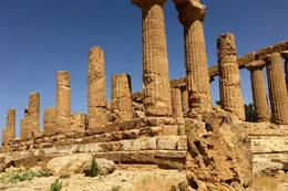 Tempelruine in Agrigent.