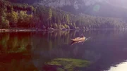 Pl&auml;tte am Altausseer See.
