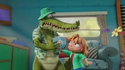 v.li.: Mr. Crocodile, Daisy