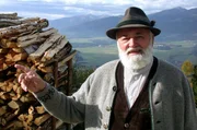 Sepp Forcher beim Rosseggerbauern.