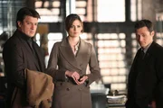 l-r: Richard Castle(Nathan Fillion), Kate Beckett(Stana Katic), Kevin Ryan(Seamus Dever)