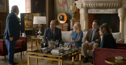 v.li.: Fr&eacute;d&eacute;ric Bouvier Sauvage (Christian Clavier), G&eacute;rard Martin (Didier Bourdon), Nicole Martin (Sylvie Testud), Fran&ccedil;ois Martin (Julien Pestel), Catherine Bouvier Sauvage (Marianne Denicourt)