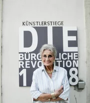 Lotte Tobisch &ndash; K&uuml;nstlerstiege Hofburg.