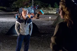 Camping-Kalle (Christoph M. Ohrt) m&ouml;chte eigentlich so schnell wie m&ouml;glich wieder weg vom Zeltplatz.