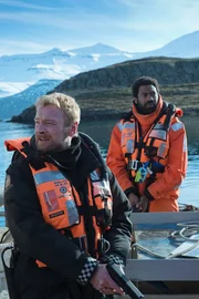 Front to back: Sheriff Dan Anderssen (Richard Dormer), Frank (Nicholas Pinnock) Front to back: Sheriff Dan Anderssen (Richard Dormer), Frank (Nicholas Pinnock)